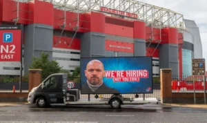 Ten Hag voor Manchester United Stadion